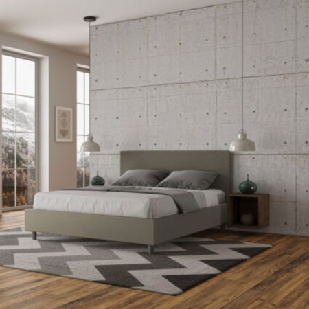 Letto Azelia Matrimoniale similpelle 80x210 cm