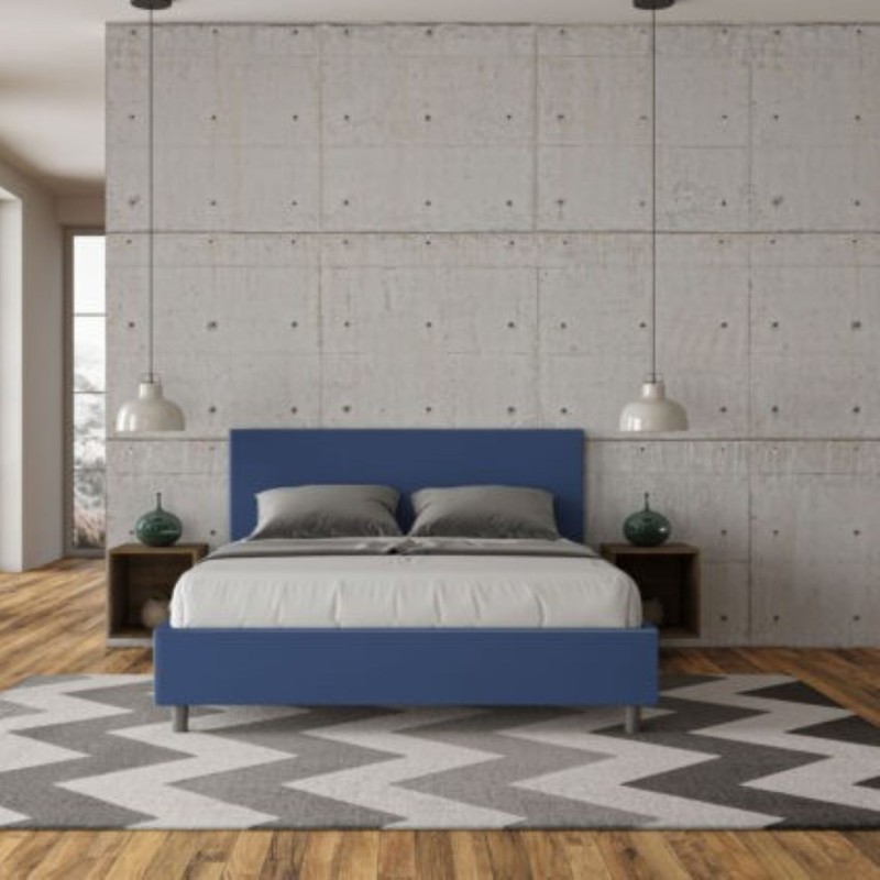 Letto Azelia Matrimoniale similpelle 80x210 cm Letto Azelia Matrimoniale similpelle 80x210 cm