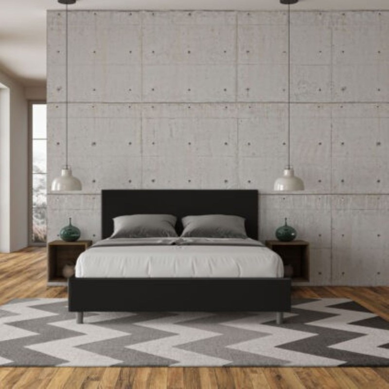 Letto Azelia Matrimoniale similpelle 80x210 cm Letto Azelia Matrimoniale similpelle 80x210 cm