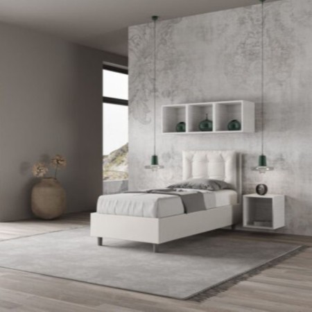 Letto Annalisa Singolo similpelle 80x190 cm