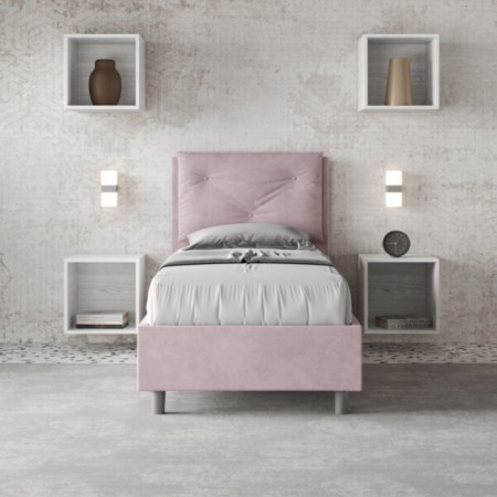 Letto Appia Singolo Microfibra 80x190 cm