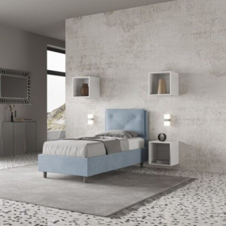 Letto Appia Singolo Microfibra 80x190 cm