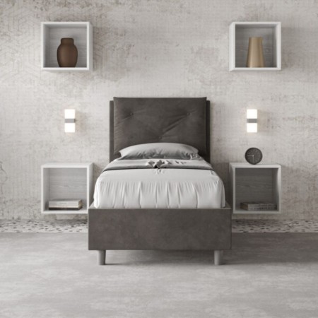 Letto Appia Singolo Microfibra 80x190 cm