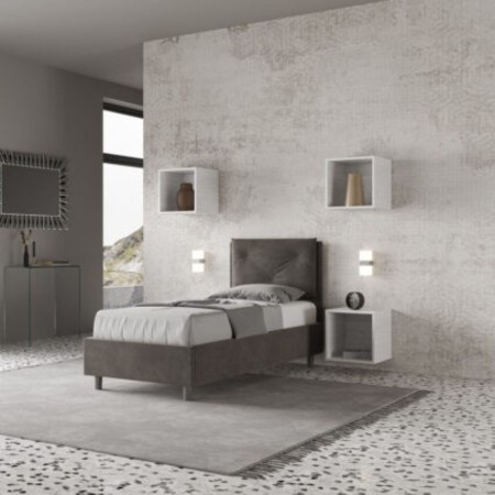 Letto Appia Singolo Microfibra 80x190 cm