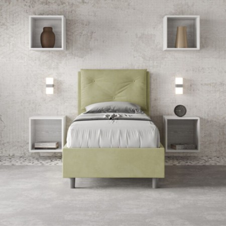 Letto Appia Singolo Microfibra 80x190 cm
