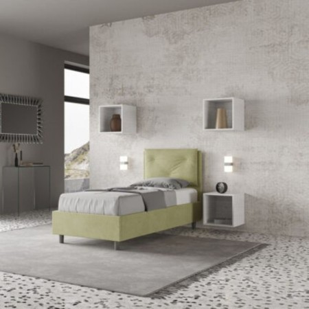 Letto Appia Singolo Microfibra 80x190 cm