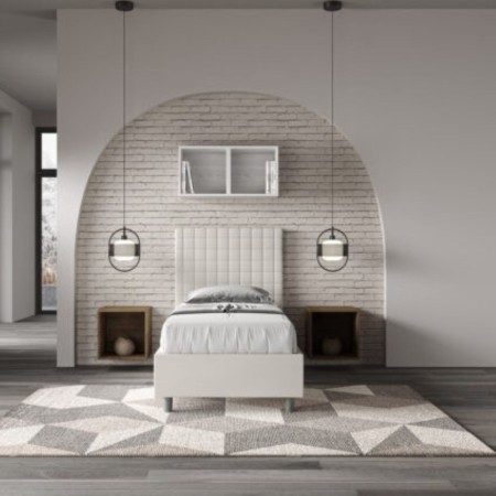 Letto Sunny Singolo similpelle 80x190 cm