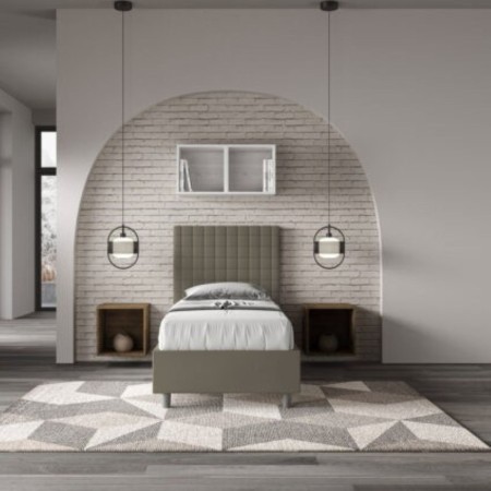 Letto Sunny Singolo similpelle 80x190 cm