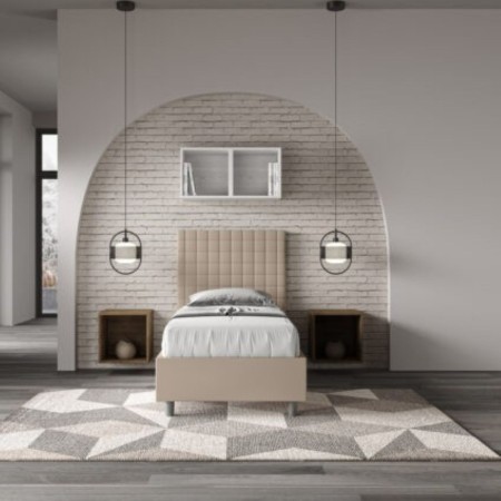 Letto Sunny Singolo similpelle 80x190 cm