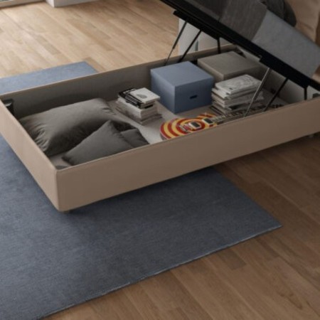 Letto Priya Singolo similpelle 80x190 cm