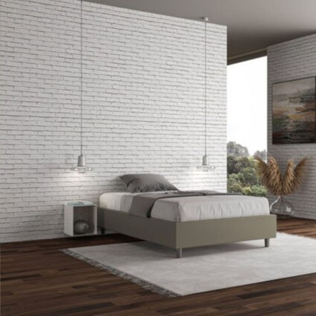 Letto una piazza e mezza similpelle Azelia 120×190