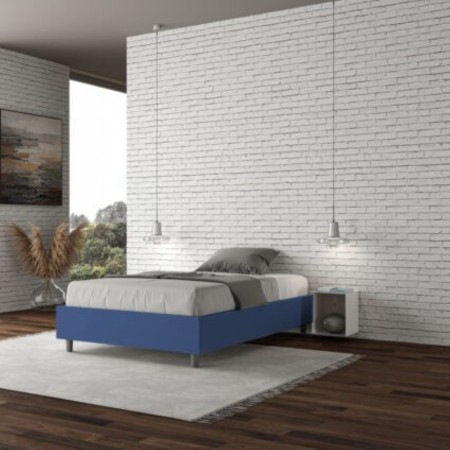 Letto una piazza e mezza similpelle Azelia 120×190