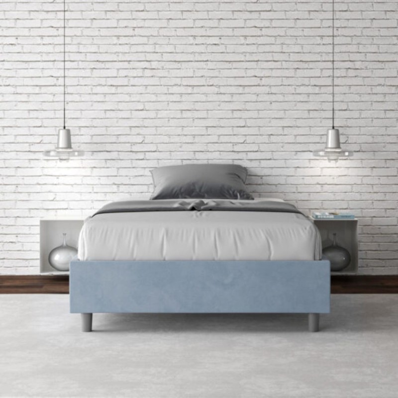Letto una piazza e mezza microfibra Azelia 120×190