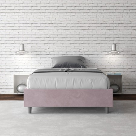 Letto una piazza e mezza microfibra Azelia 120×190