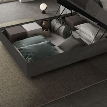 Letto una piazza e mezza microfibra Azelia 120×190
