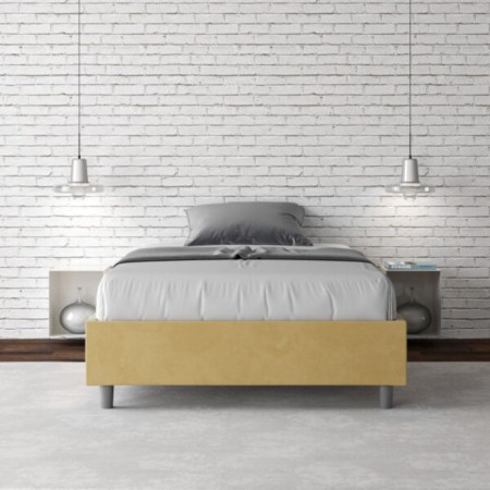 Letto una piazza e mezza microfibra Azelia 120×190