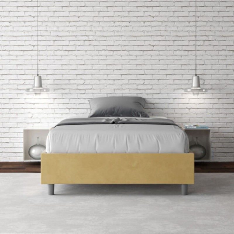 Letto una piazza e mezza microfibra Azelia 120×190 Letto una piazza e mezza microfibra Azelia 120×190