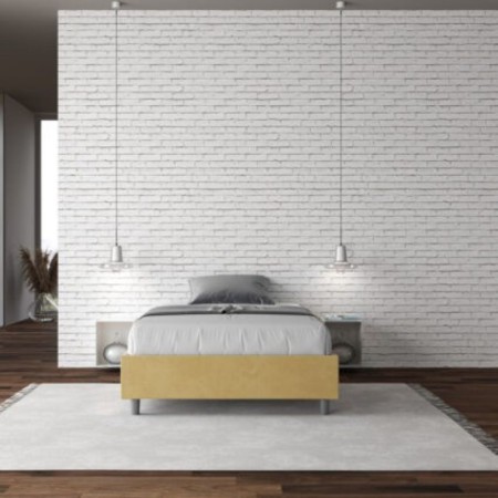 Letto una piazza e mezza microfibra Azelia 120×190