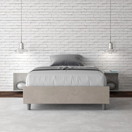 Letto una piazza e mezza microfibra Azelia 120×190