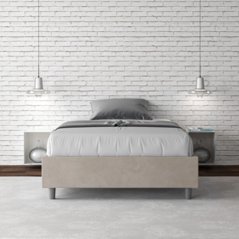Letto una piazza e mezza microfibra Azelia 120×190 Letto una piazza e mezza microfibra Azelia 120×190