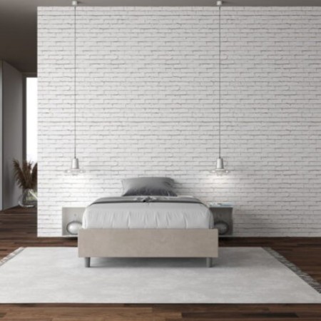 Letto una piazza e mezza microfibra Azelia 120×190