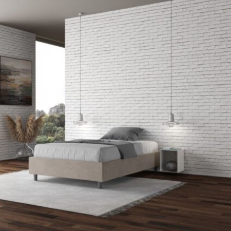 Letto una piazza e mezza microfibra Azelia 120×190