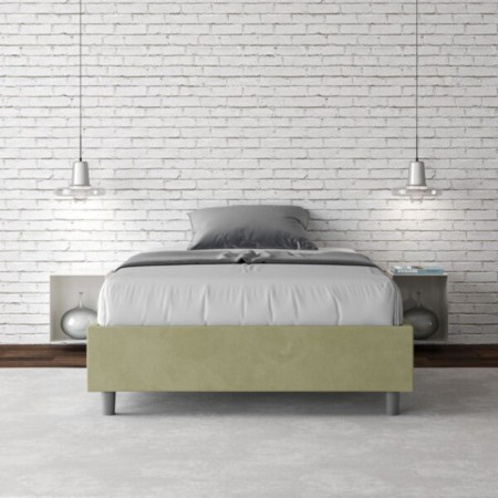 Letto una piazza e mezza microfibra Azelia 120×190