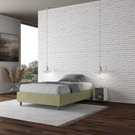 Letto una piazza e mezza microfibra Azelia 120×190