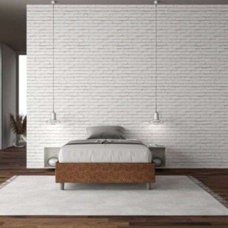 Letto una piazza e mezza tessuto Azelia 120×190 Letto una piazza e mezza tessuto Azelia 120×190