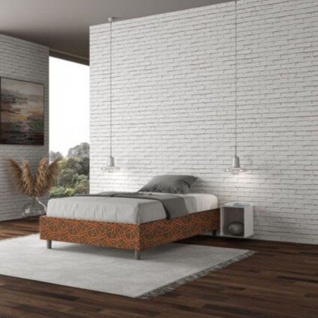 Letto una piazza e mezza tessuto Azelia 120×190 Letto una piazza e mezza tessuto Azelia 120×190