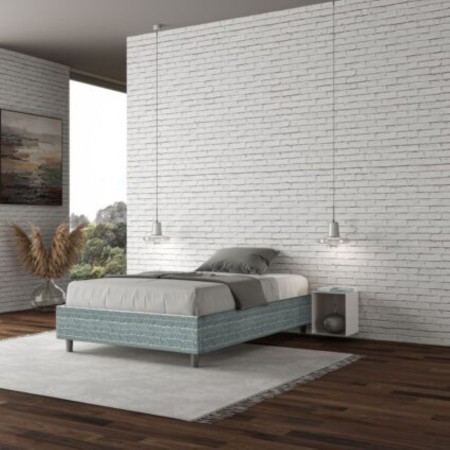 Letto una piazza e mezza tessuto Azelia 120×190 Letto una piazza e mezza tessuto Azelia 120×190