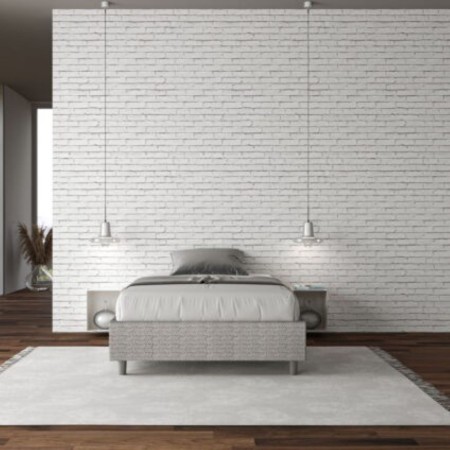 Letto una piazza e mezza tessuto Azelia 120×190 Letto una piazza e mezza tessuto Azelia 120×190