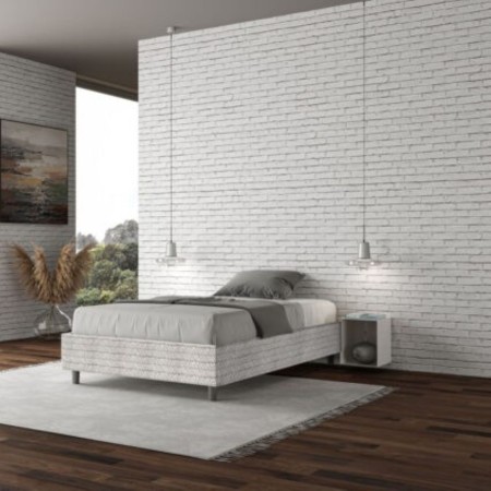 Letto una piazza e mezza tessuto Azelia 120×190 Letto una piazza e mezza tessuto Azelia 120×190