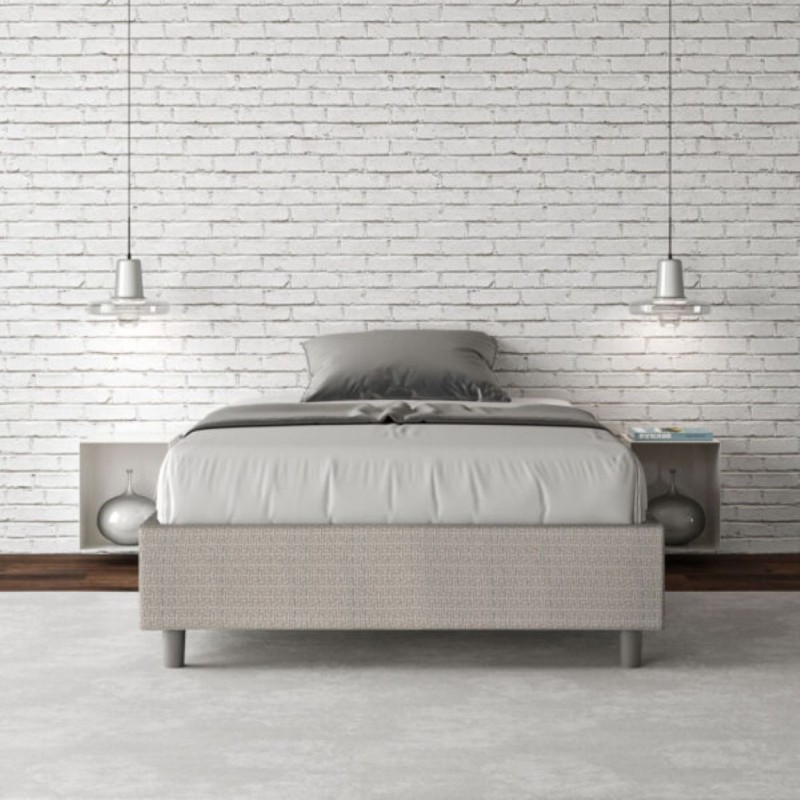 Letto una piazza e mezza tessuto Azelia 120×190 Letto una piazza e mezza tessuto Azelia 120×190