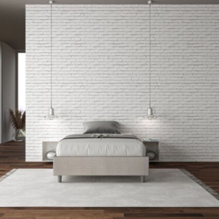 Letto una piazza e mezza tessuto Azelia 120×190 Letto una piazza e mezza tessuto Azelia 120×190