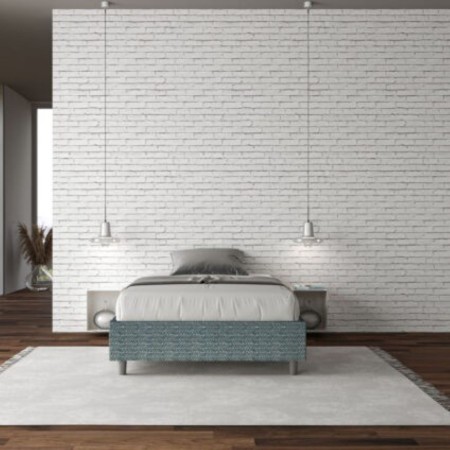 Letto una piazza e mezza tessuto Azelia 120×190