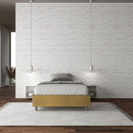 Letto una piazza e mezza tessuto Azelia 120×190 Letto una piazza e mezza tessuto Azelia 120×190