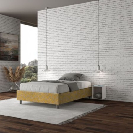 Letto una piazza e mezza tessuto Azelia 120×190 Letto una piazza e mezza tessuto Azelia 120×190