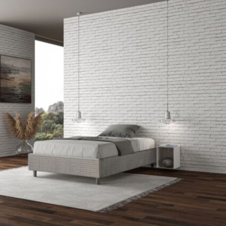 Letto una piazza e mezza tessuto Azelia 120×190 Letto una piazza e mezza tessuto Azelia 120×190