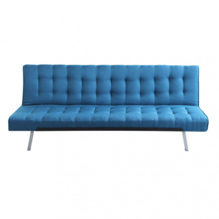 Divano Letto BLU MELANGE struttura in metallo e legno