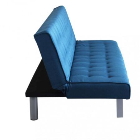 Divano Letto BLU MELANGE struttura in metallo e legno