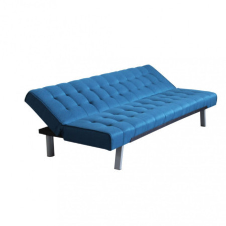 Divano Letto BLU MELANGE struttura in metallo e legno