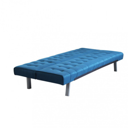 Divano Letto BLU MELANGE struttura in metallo e legno
