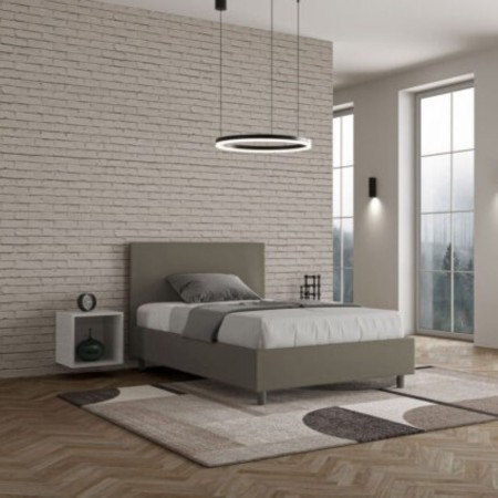 Letto una piazza e mezza similpelle Adele 120×190 Letto una piazza e mezza similpelle Adele 120×190