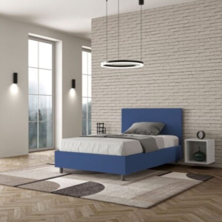 Letto una piazza e mezza similpelle Adele 120×190