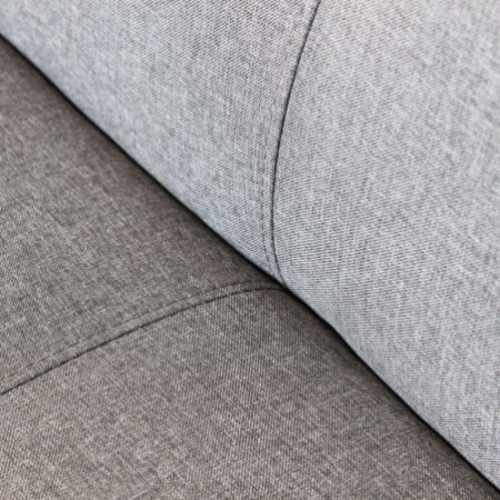Divano Letto GRIGIO struttura in metallo e legno