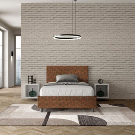 Letto una piazza e mezza tessuto Adele 120×190 Letto una piazza e mezza tessuto Adele 120×190