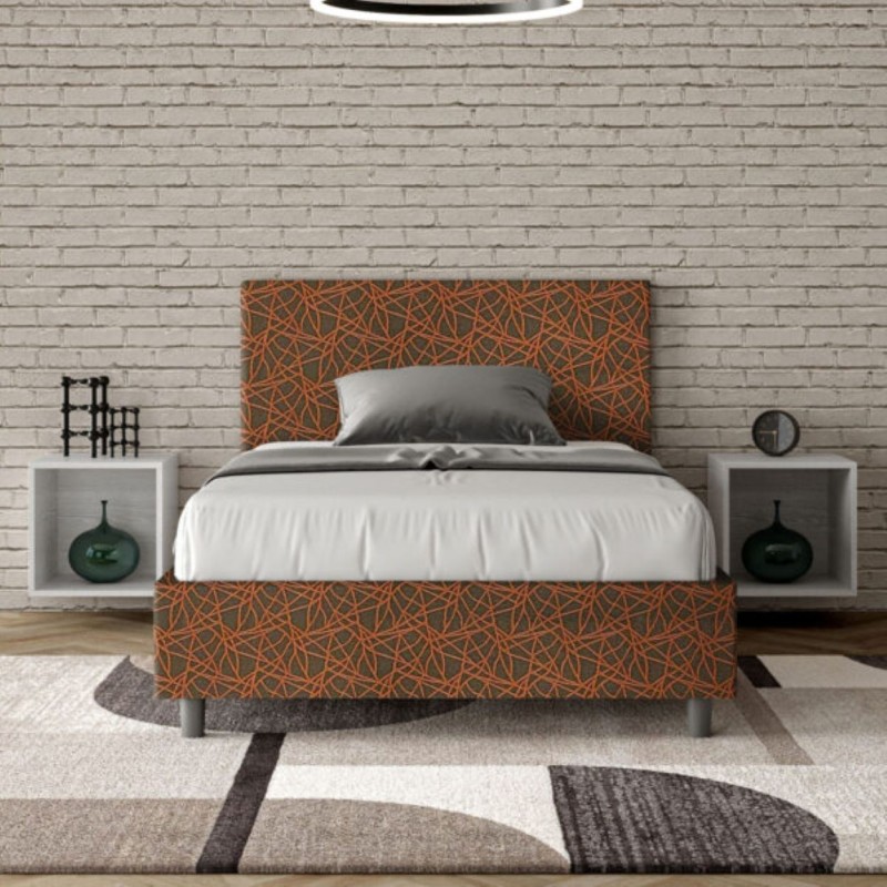 Letto una piazza e mezza tessuto Adele 120×190 Letto una piazza e mezza tessuto Adele 120×190