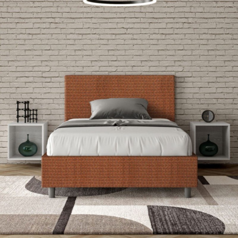 Letto una piazza e mezza tessuto Adele 120×190 Letto una piazza e mezza tessuto Adele 120×190