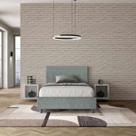 Letto una piazza e mezza tessuto Adele 120×190 Letto una piazza e mezza tessuto Adele 120×190